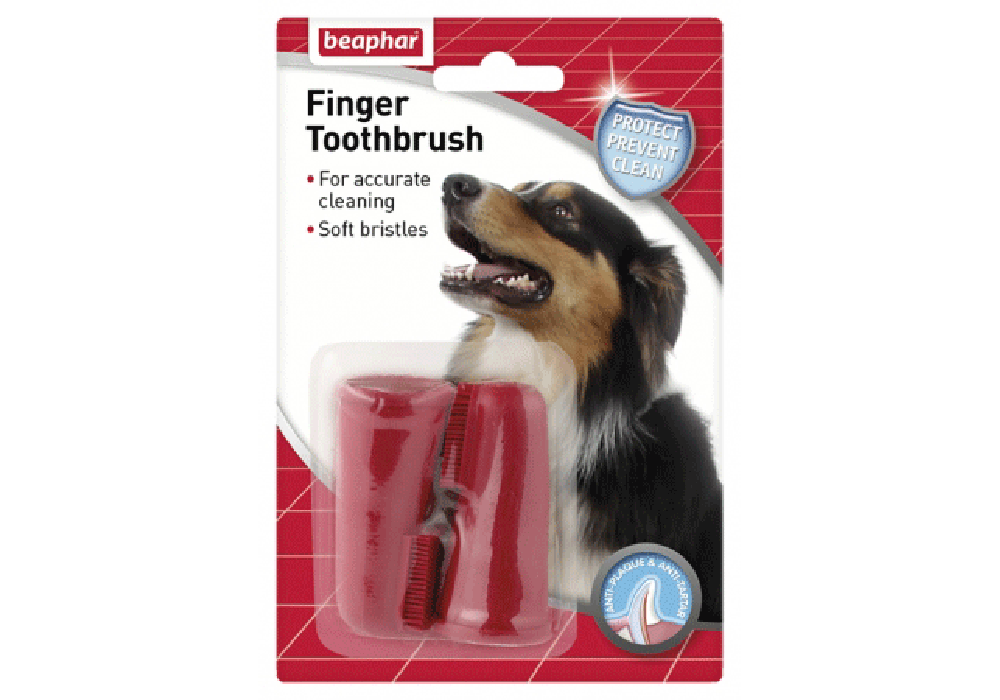 beaphar Finger-Zahnbürste Hund 2 St. (11327)