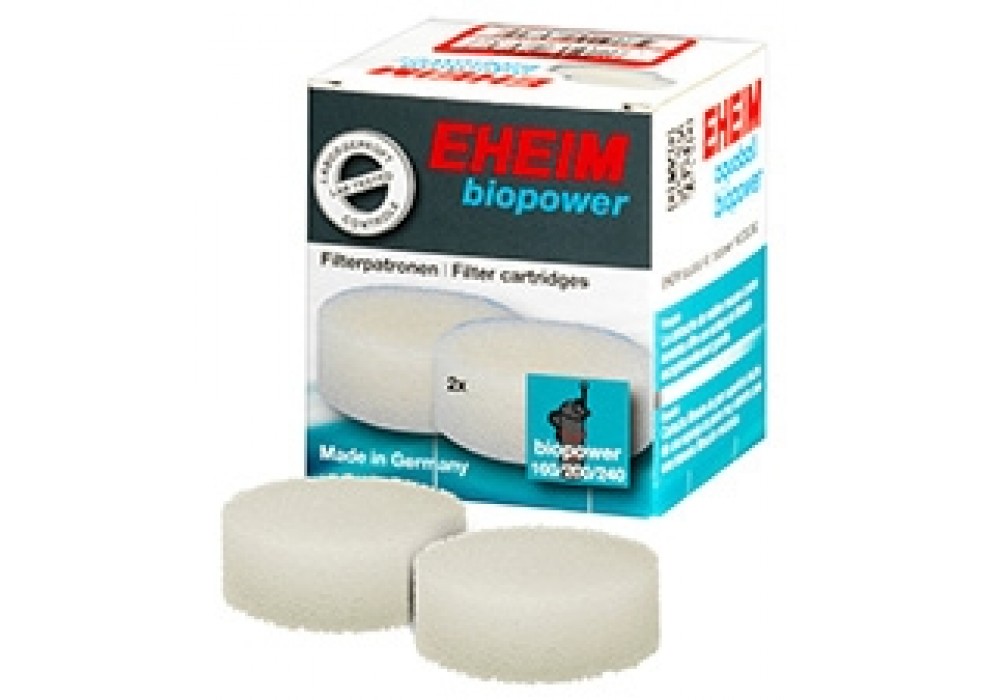 EHEIM Filterpatrone (2 Stück) für aquaball 45, biopower 160/200/240 (2618060)