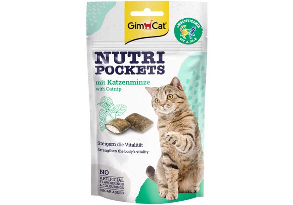 GimCat Nutri Pockets Katzenminze 60g (419190) 
