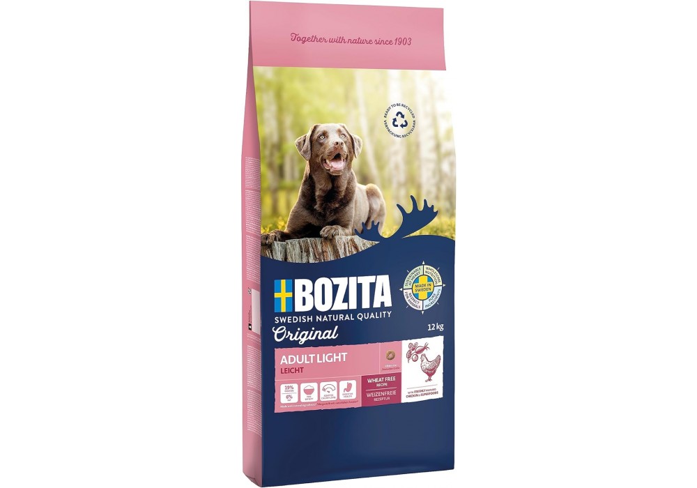 BOZITA Dog Adult Light 12kg Huhn&Reis (41732)