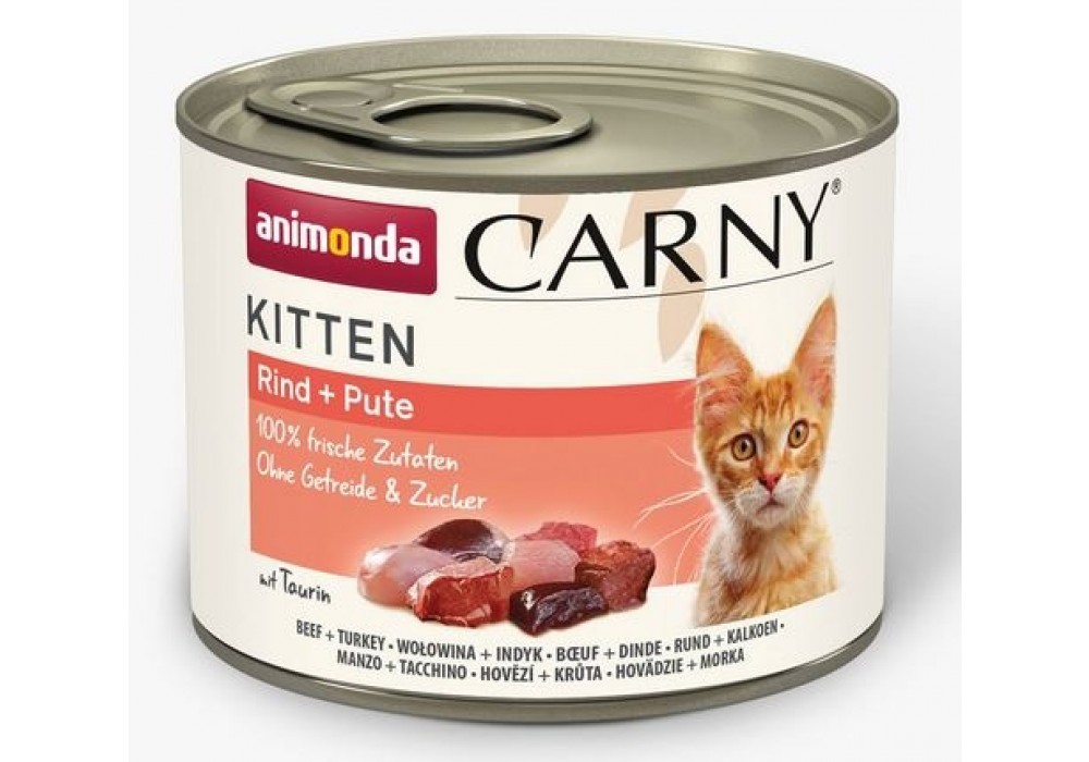 animonda Carny Kitten 200g Dose Rind+Pute (83966)