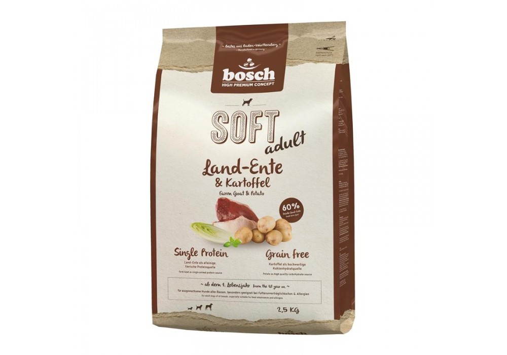 bosch SOFT ADULT Land-Ente & Kartoffel 2,5kg