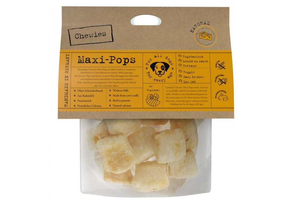 Chewies Hundesnack Käse Maxi-Pops 70g (019127)