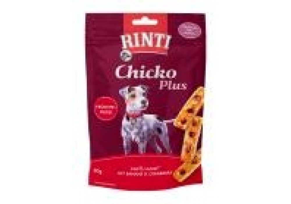 RINTI Hundesnack Chicko Plus Früchteriegel 80g (91428)