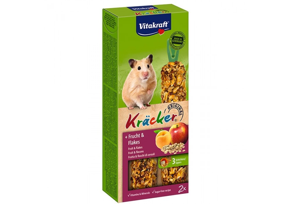 Vitakraft Kräcker® Frucht & Flakes Hamster 2St./112g (25154)