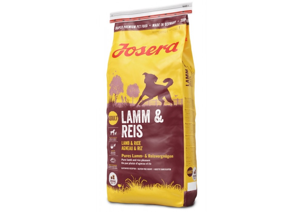 JOSERA Lamm&Reis 15kg Hund Trockenfutter 