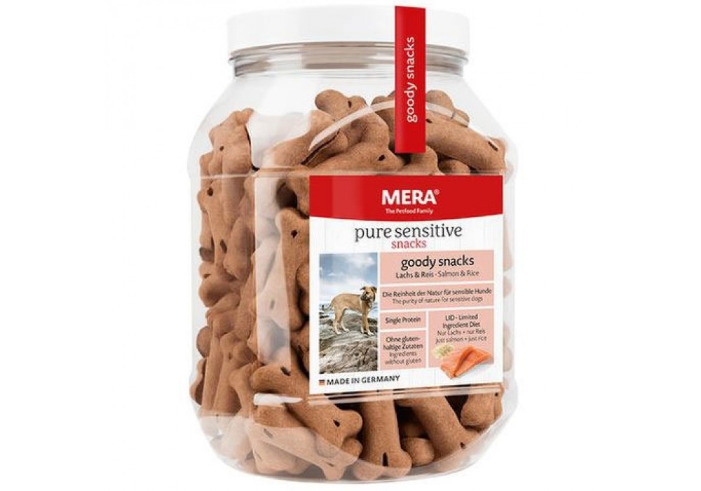 MERA pure sensitive goody snacks Lachs&Reis 600g (059118)