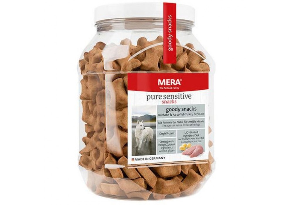 MERA pure sensitive goody snacks Truthahn&Kartoffel 600g (059218)