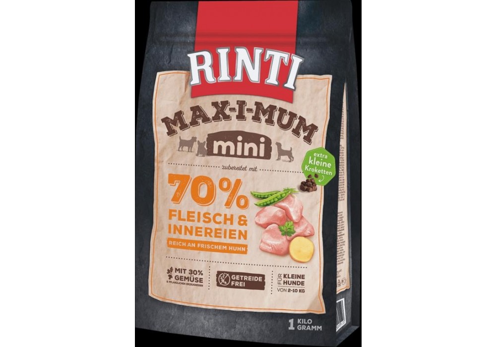 RINTI Max-i-Mum Mini 1kg Beutel mit Huhn (91128)