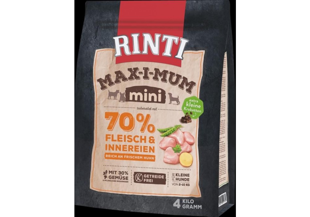 RINTI Max-i-Mum Mini 4kg Beutel mit Huhn (91178)