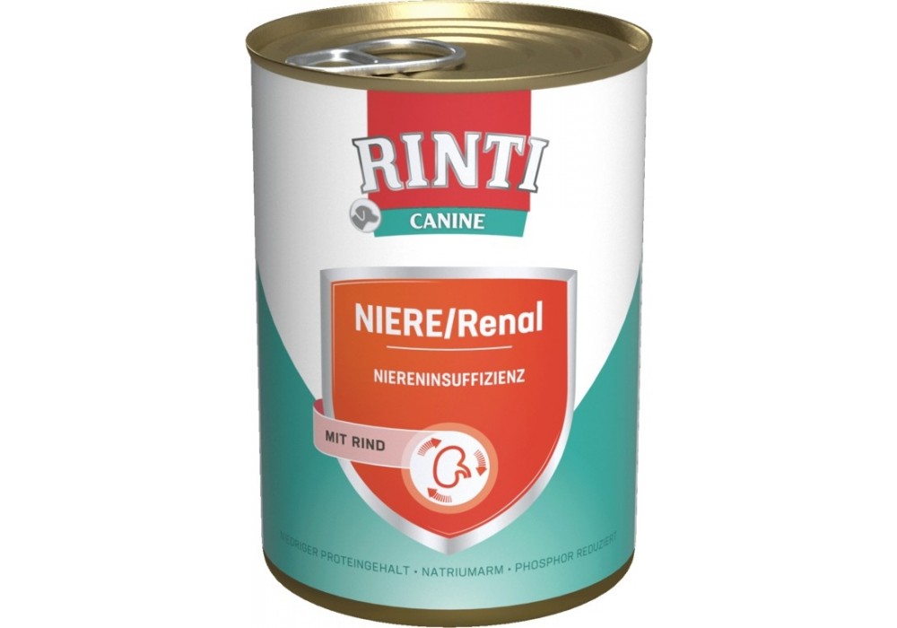 RINTI Canine Nieren-Diät Dose 400g Rind 