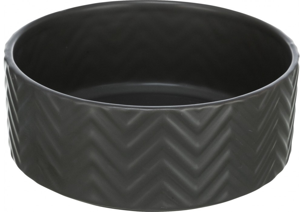 TRIXIE Keramiknapf schwarz 0,3l D13cm (25020)
