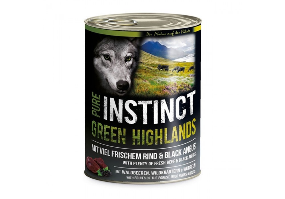 PURE INSTINCT Green Highlands Dose mit Rind und Black Angus