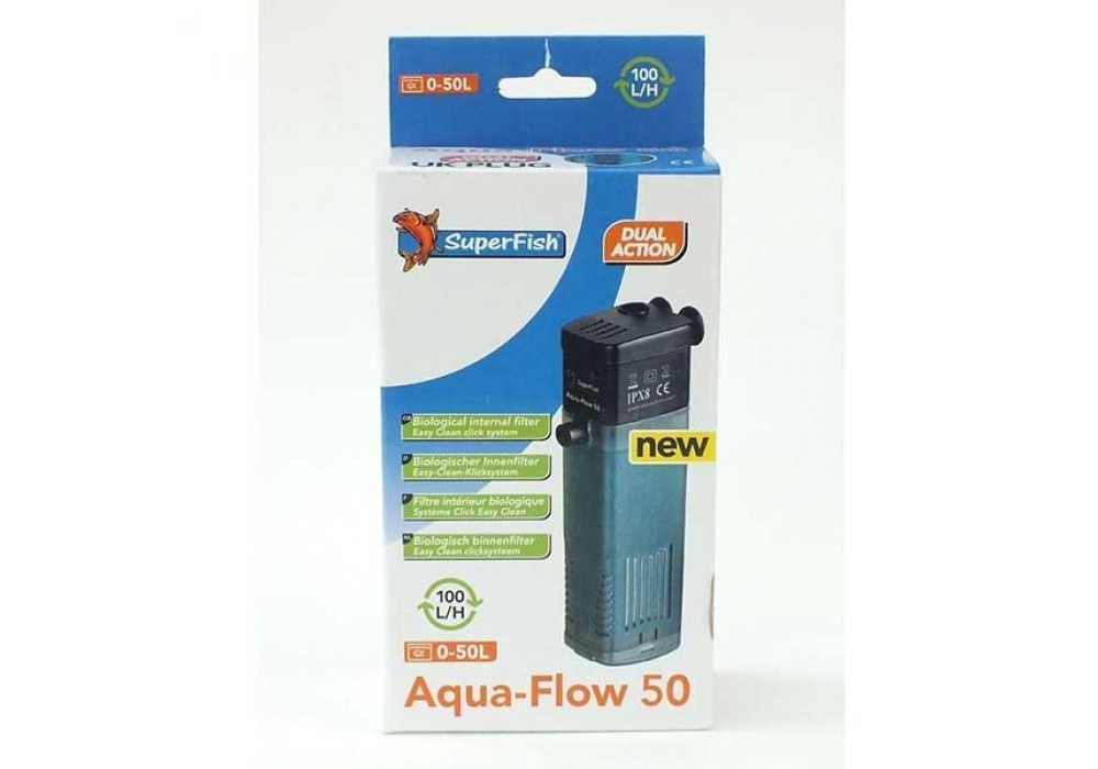 SuperFish Aqua-Flow 50 Aquariuminnenfilter 10-100 l/h (A7030800)