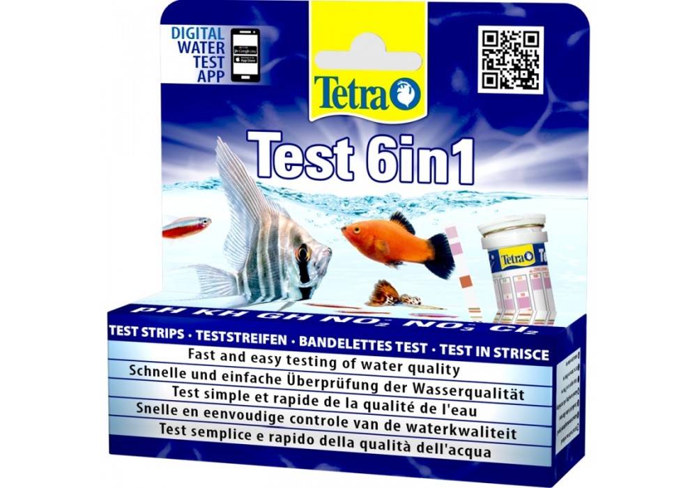 Tetra Test 6in1 Teststreifen 25 Stück (175488)