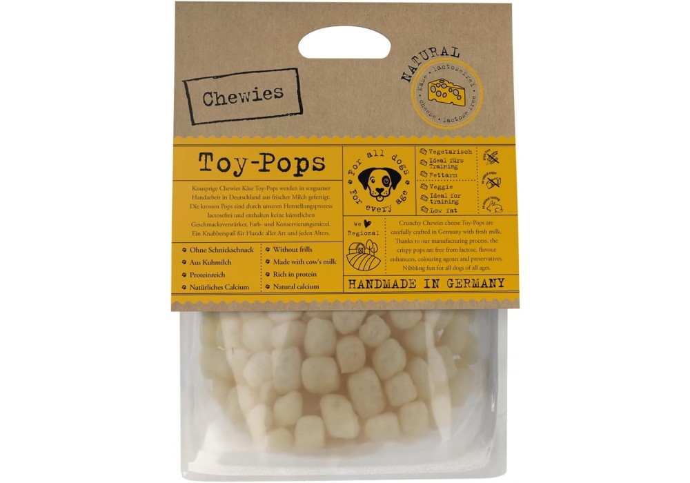 Chewies Toy Pops Käse Natural 30g (019934) Hundesnack