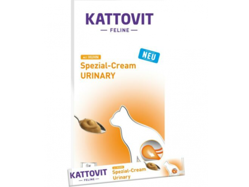 KATTOVIT Feline Diet Urinary Spezial-Cream 6x15g Huhn (77312)