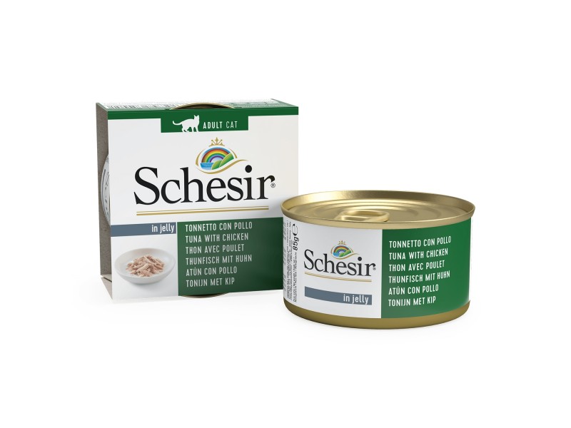 Schesir Jelly 85g Dose Thunfisch mit Hühnerfilet (057137)