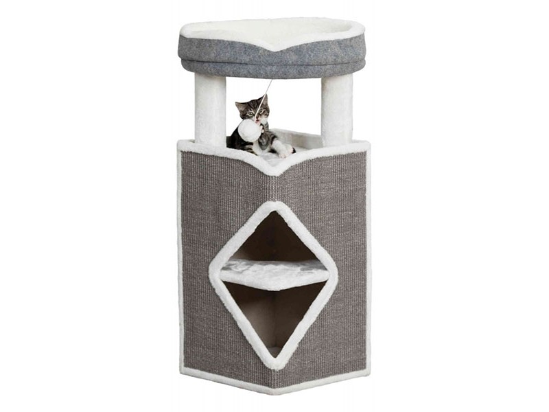TRIXIE Cat Tower Arma 98cm grau/weiß (44427)