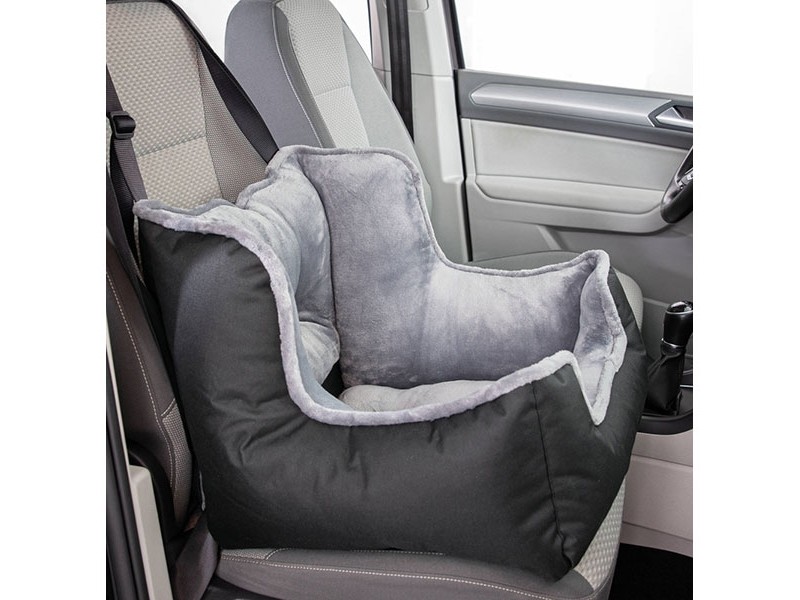 TRIXIE Autositz für Haustiere 45x39x42 cm Schwarz und Grau
