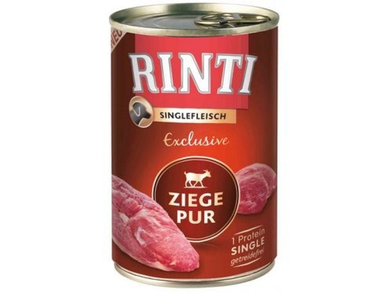 RINTI Singlefleisch Exclusive 400g Dose Ziege pur (94046)
