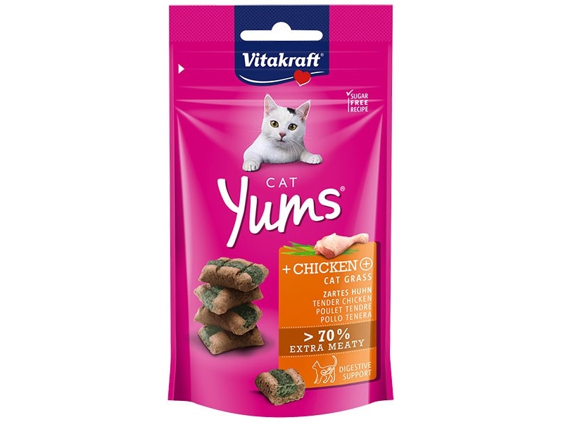 Cat Yums® + Huhn & Katzengras