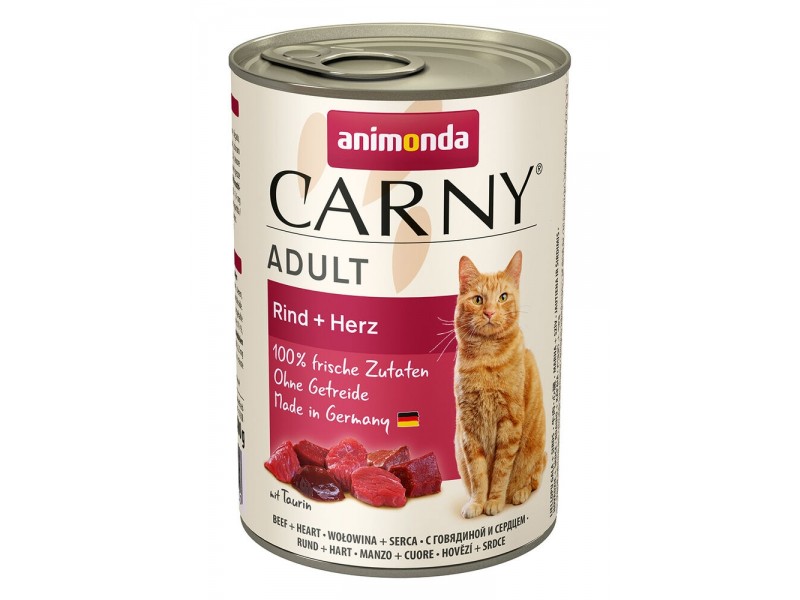 animonda Carny Adult 400g Dose Rind+Herz (83720)