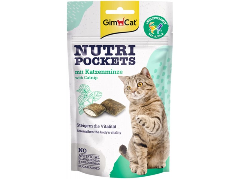 GimCat Nutri Pockets Katzenminze 60g (419190) 