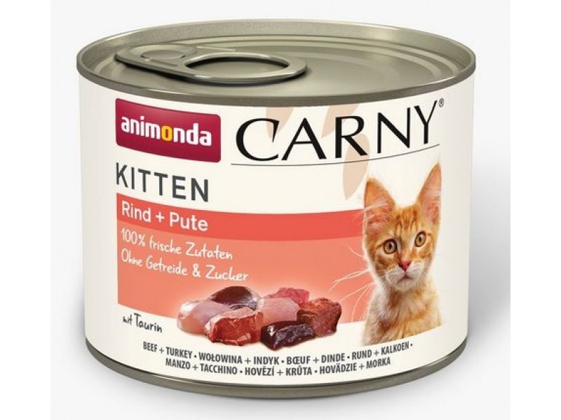 animonda Carny Kitten 200g Dose Rind+Pute (83966)