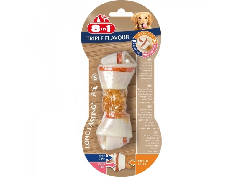 8in1 Triple Flavour S 35g (144502) - Hundesnack