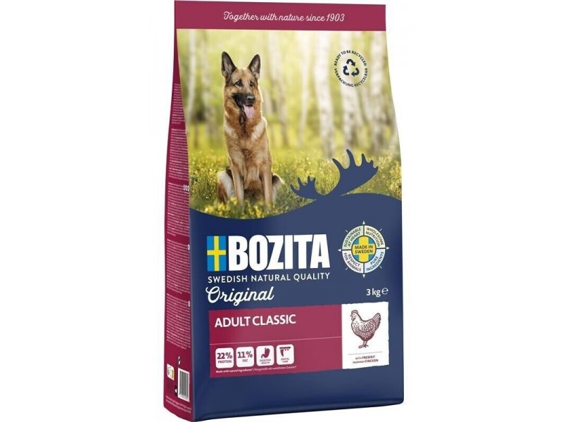 BOZITA Dog Original Adult Classic 3kg (41323)