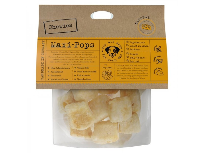 Chewies Hundesnack Käse Maxi-Pops 70g (019127)