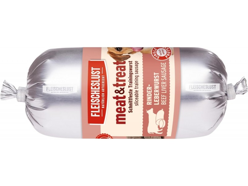 FLEISCHESLUST meat & treat 200g Rinderleberwurst (6780709)