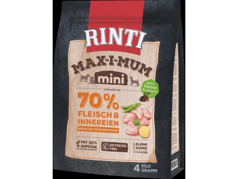 RINTI Max-i-Mum Mini 4kg Beutel mit Huhn (91178)