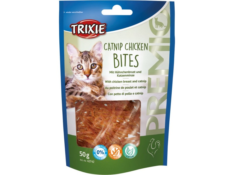 TRIXIE PREMIO Catnip Chicken Bites 50g Snack Katze (42742)