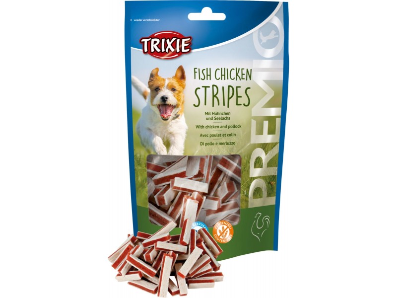 TRIXIE Kausnack PREMIO Fish Chicken Stripes 75g (31534)