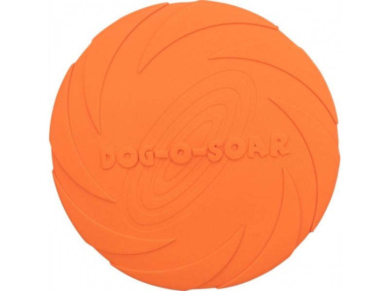 TRIXIE Hundespielzeug Dog Disc Frisbee schwimmt  22cm (33502) Naturgummi