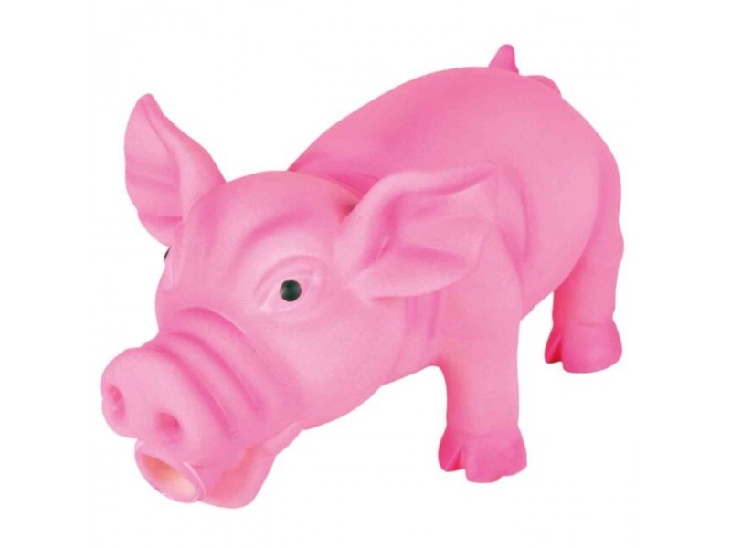 TRIXIE Hundespielzeug Schwein Latex 17cm pink (35490)