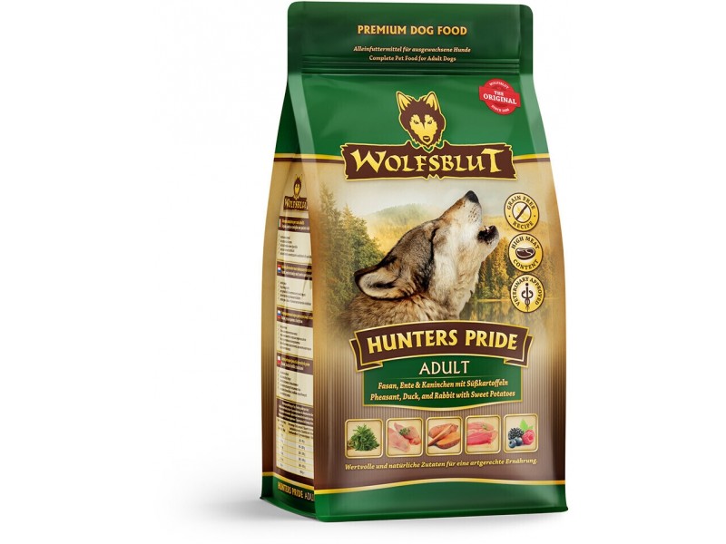 WOLFSBLUT Hunters Pride Adult 500g Fasan und Ente