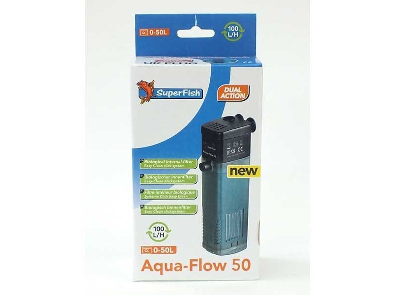 SuperFish Aqua-Flow 50 Aquariuminnenfilter 10-100 l/h (A7030800)