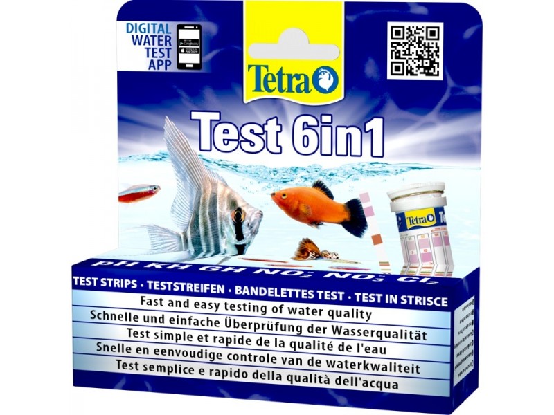 Tetra Test 6in1 Teststreifen 25 Stück (175488)
