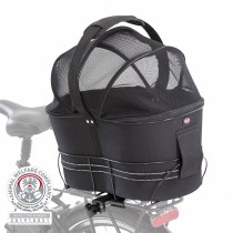 TRIXIE Hundefahrradkorb für breite Gepäckträger schwarz 29x42x48cm (13118) 