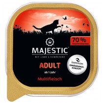 MAJESTIC Katze Adult 100g Schale Multifleisch (614072) 