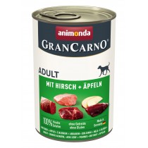 animonda GranCarno Adult 400g Dose - mit Hirsch + Apfel (82479)