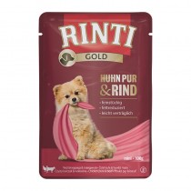 RINTI Gold 100g Pouch Huhn pur und Rind (93002)