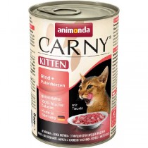 animonda Carny Kitten 400g Dose Rind+Putenherzen (83712)