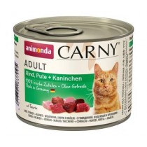 animonda Carny Adult 200g Dose Rind, Pute+Kaninchen (83709)