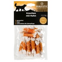 MAJESTIC Hundesnack Knochen mit Huhn 100g (611482)