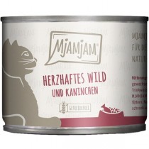 MjaMjaM 200g Dose Katzennassfutter Wild+Kaninchen (11014)