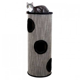 TRIXIE Cat Tower Amado 100cm/ø 40 cm schwarz-meliert (43374)